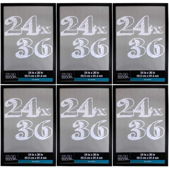 6 Pack: Black 24" x 36" Belmont Frame by Studio Décor®